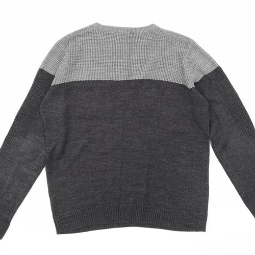 Cedar Wood State Mens Grey  Knit Pullover Jumper Size XL