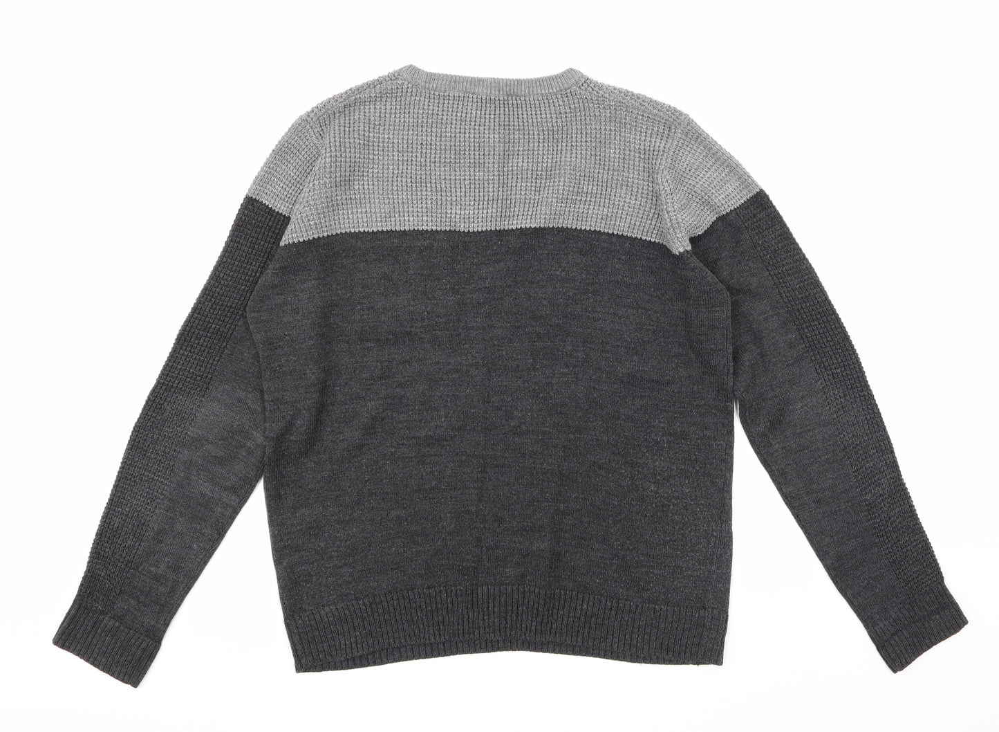 Cedar Wood State Mens Grey  Knit Pullover Jumper Size XL
