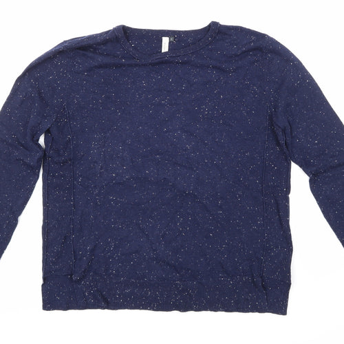 Maison De Nimes Womens Blue  Knit Pullover Jumper Size S