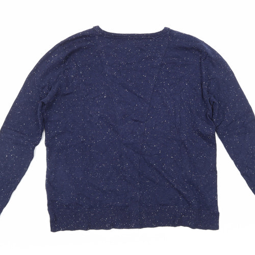 Maison De Nimes Womens Blue  Knit Pullover Jumper Size S