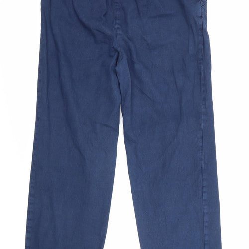 Marks and Spencer Womens Blue   Trousers  Size 10 L27 in
