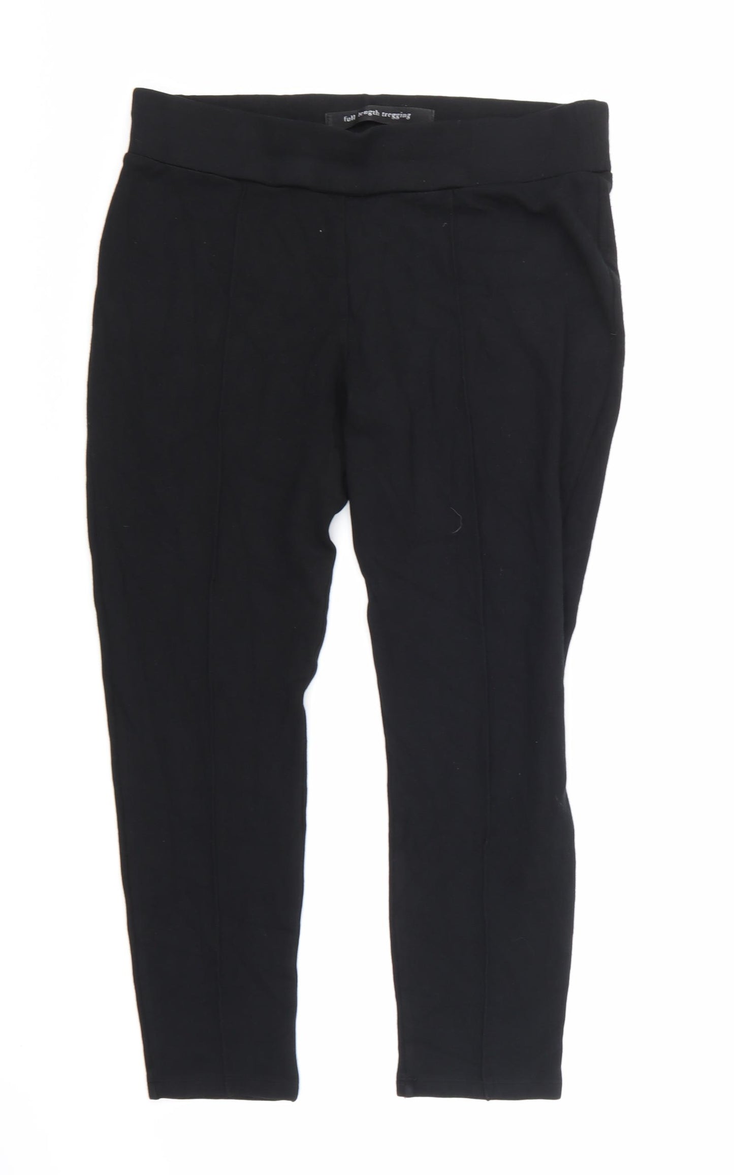 NEXT Womens Black   Capri Leggings Size 16 L23 in