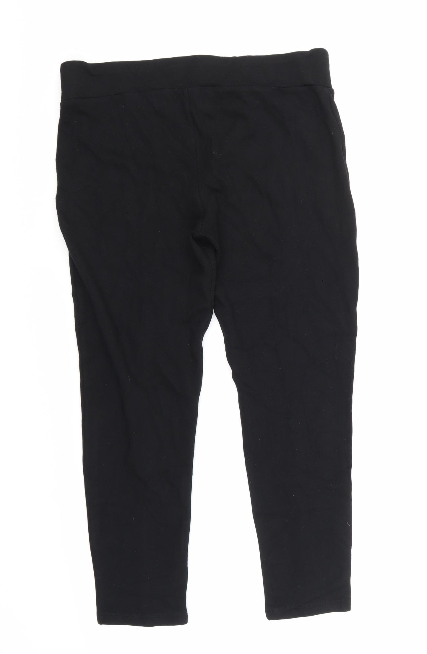 NEXT Womens Black   Capri Leggings Size 16 L23 in
