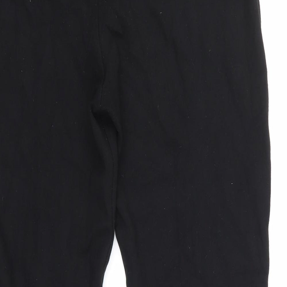 NEXT Womens Black   Capri Leggings Size 16 L23 in