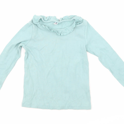 Uniqlo Girls Blue   Basic T-Shirt Size 5-6 Years