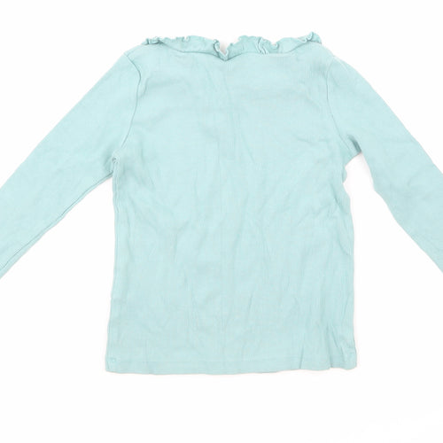 Uniqlo Girls Blue   Basic T-Shirt Size 5-6 Years