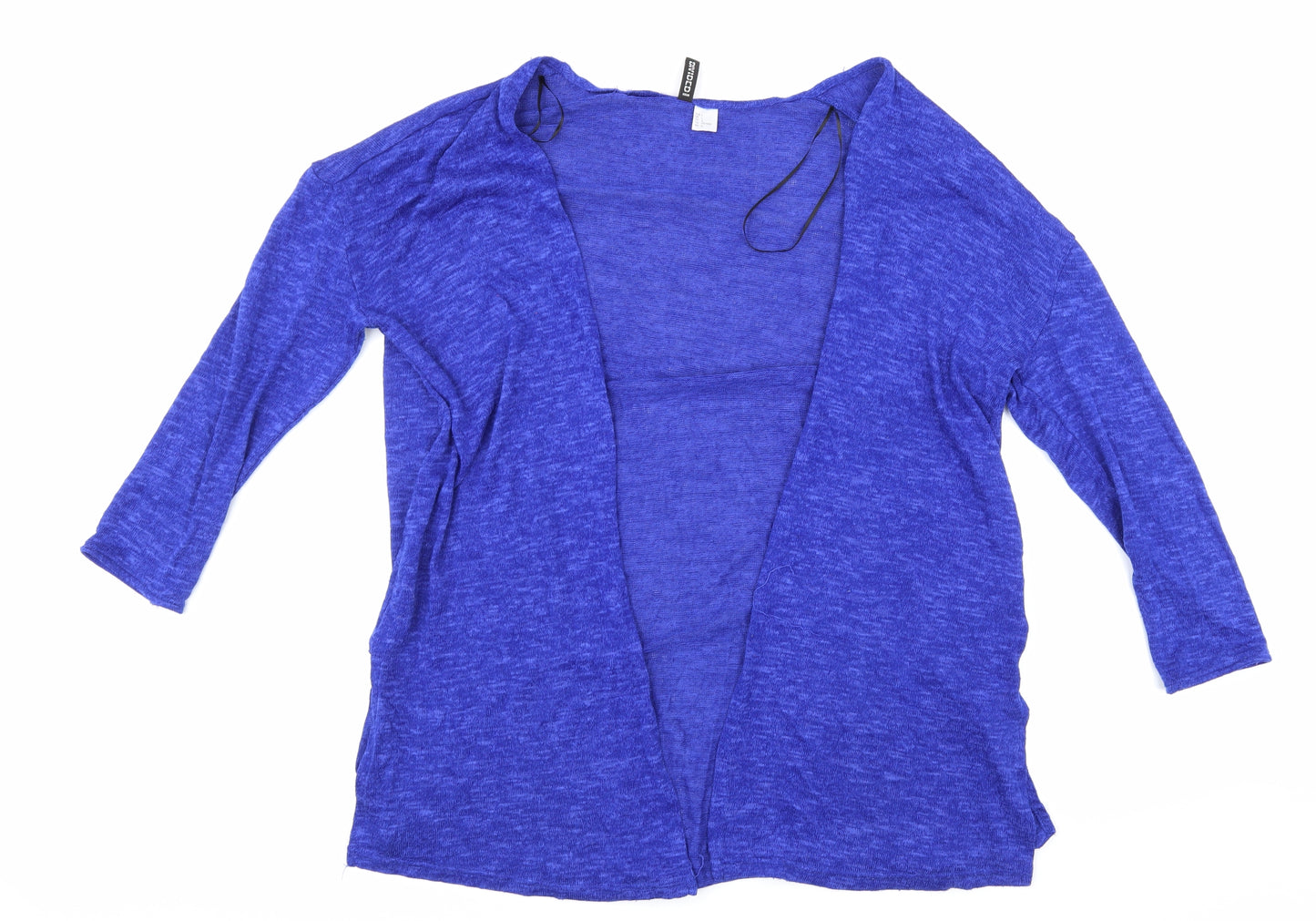 H&M Womens Blue  Knit Cardigan Jumper Size L