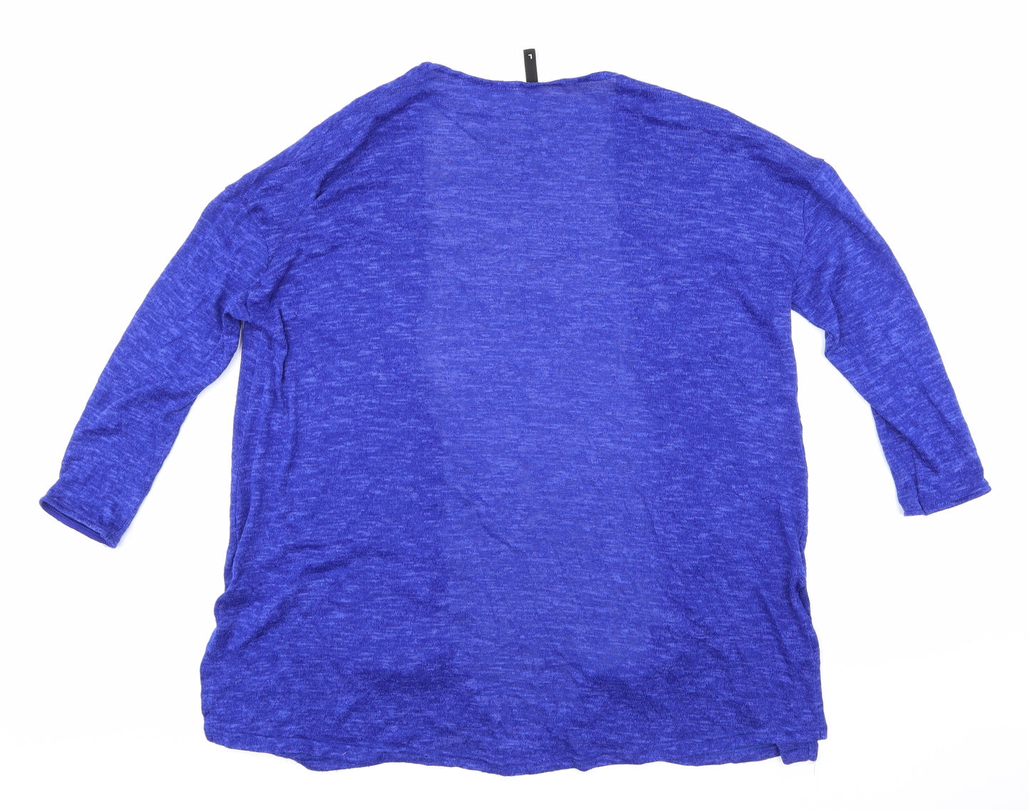 H&M Womens Blue  Knit Cardigan Jumper Size L