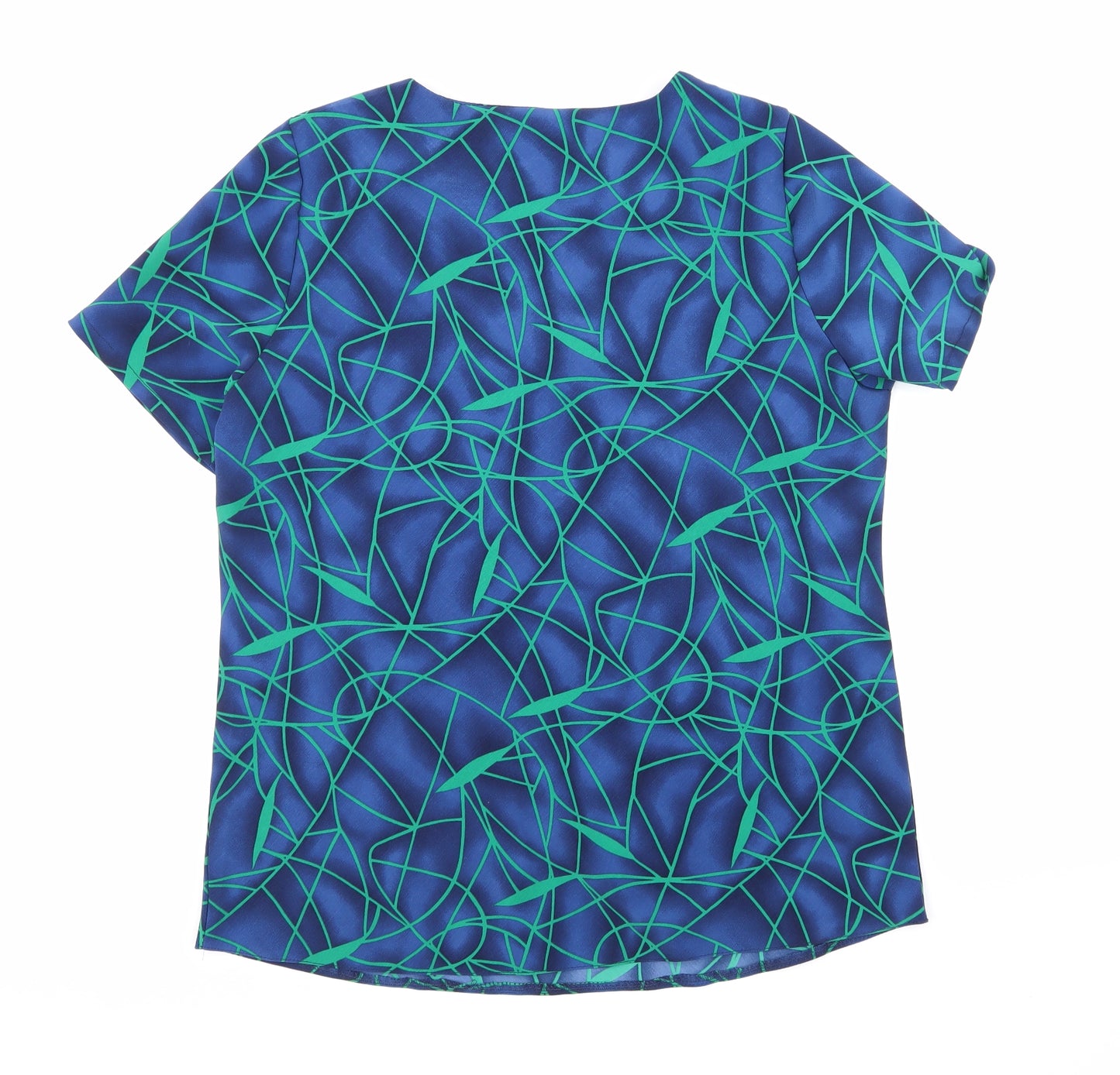 Charlotte Gold Womens Blue   Basic Blouse Size 20