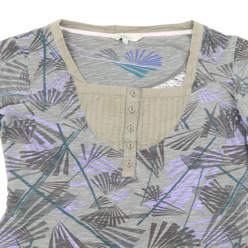 Fat Face Womens Grey   Basic T-Shirt Size 12