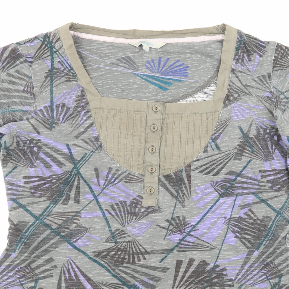 Fat Face Womens Grey   Basic T-Shirt Size 12