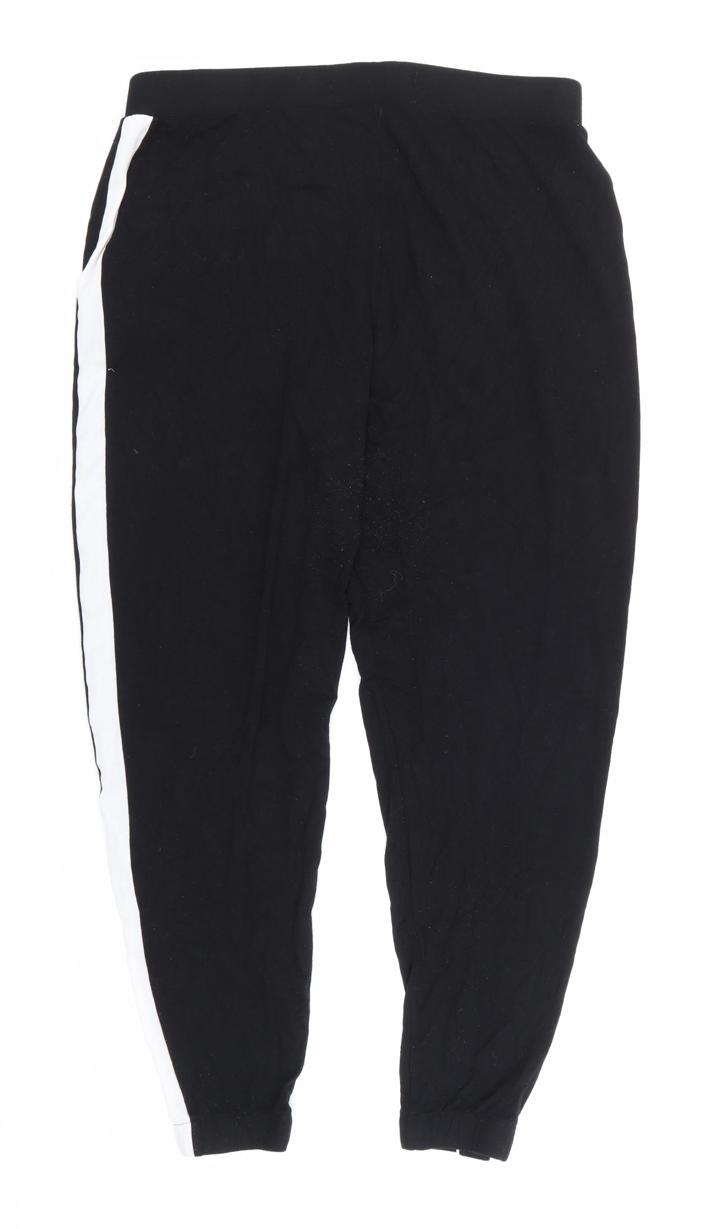 NEXT Womens Black   Jogger Trousers Size 12 L25 in