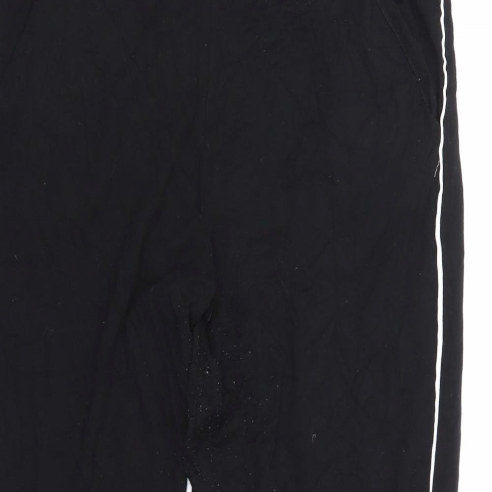 NEXT Womens Black   Jogger Trousers Size 12 L25 in