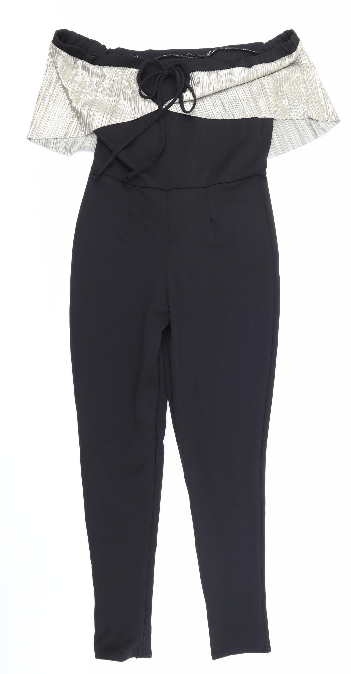 Boohoo Womens Black   Jumpsuit One-Piece Size 14