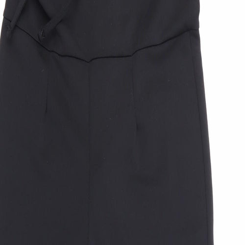 Boohoo Womens Black   Jumpsuit One-Piece Size 14