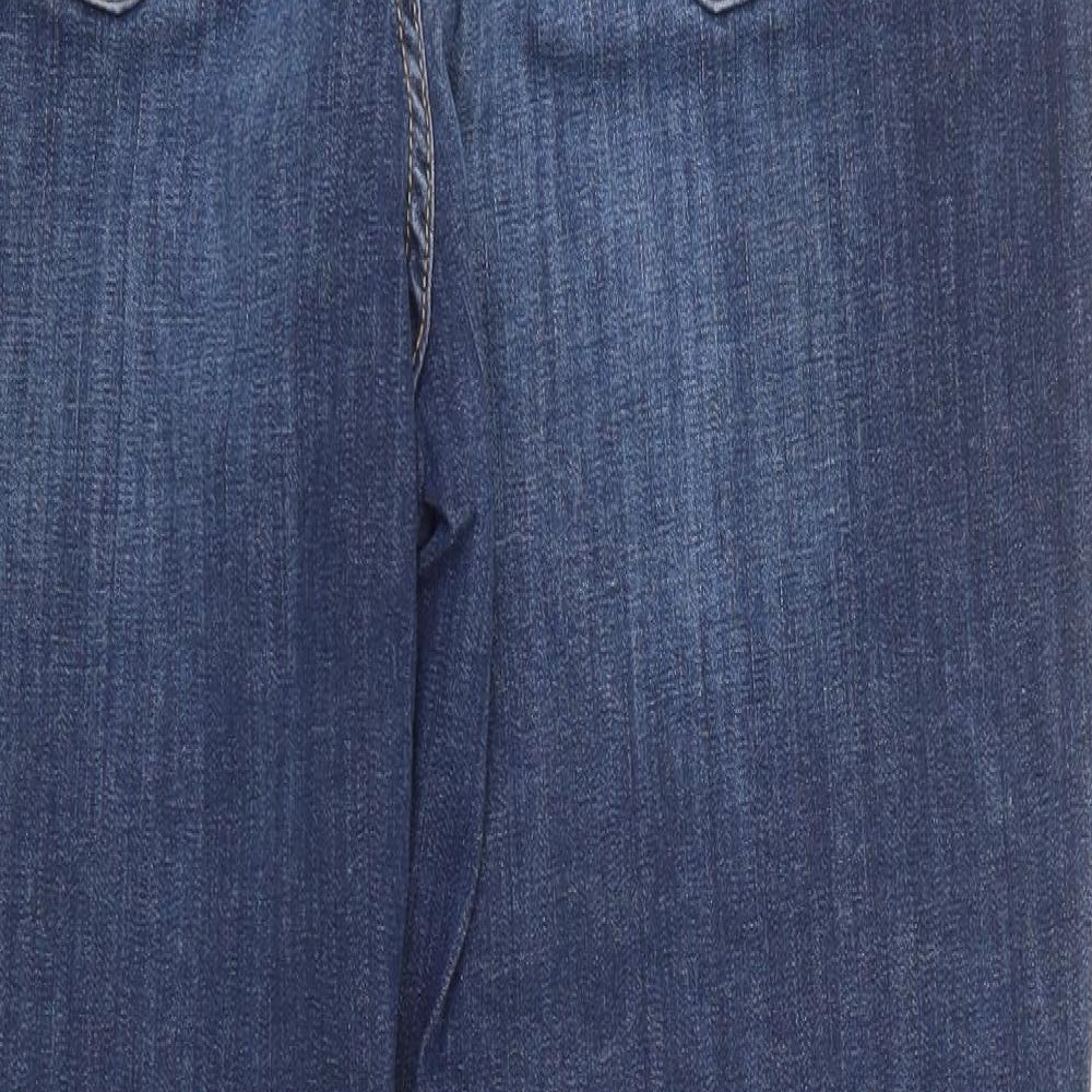 Per Una Womens Blue  Denim Straight Jeans Size 30 in L24 in