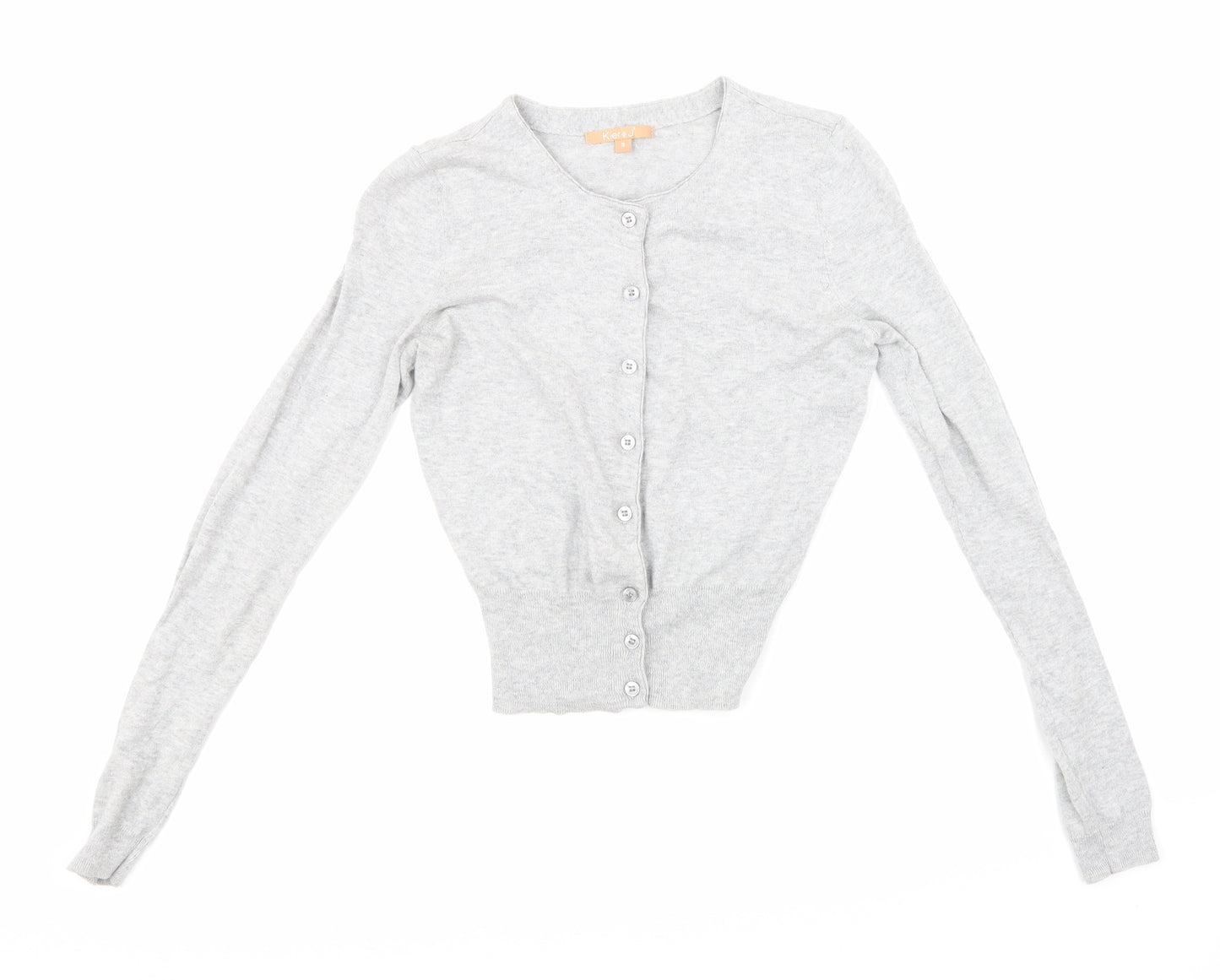 Kier & J Womens Grey  Knit Cardigan Jumper Size S