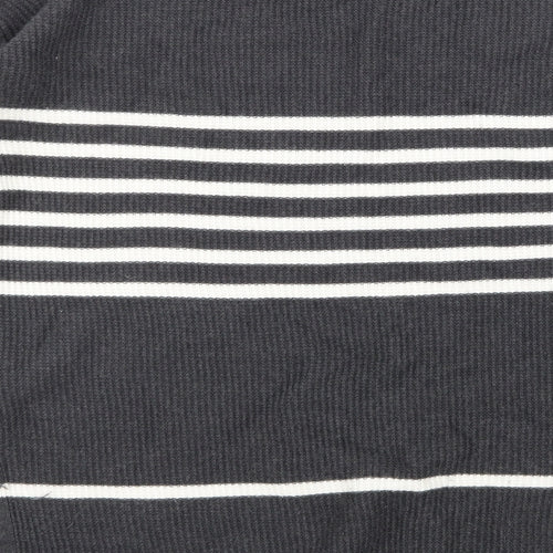 Gap Womens Grey Striped Knit Pullover Jumper Size M