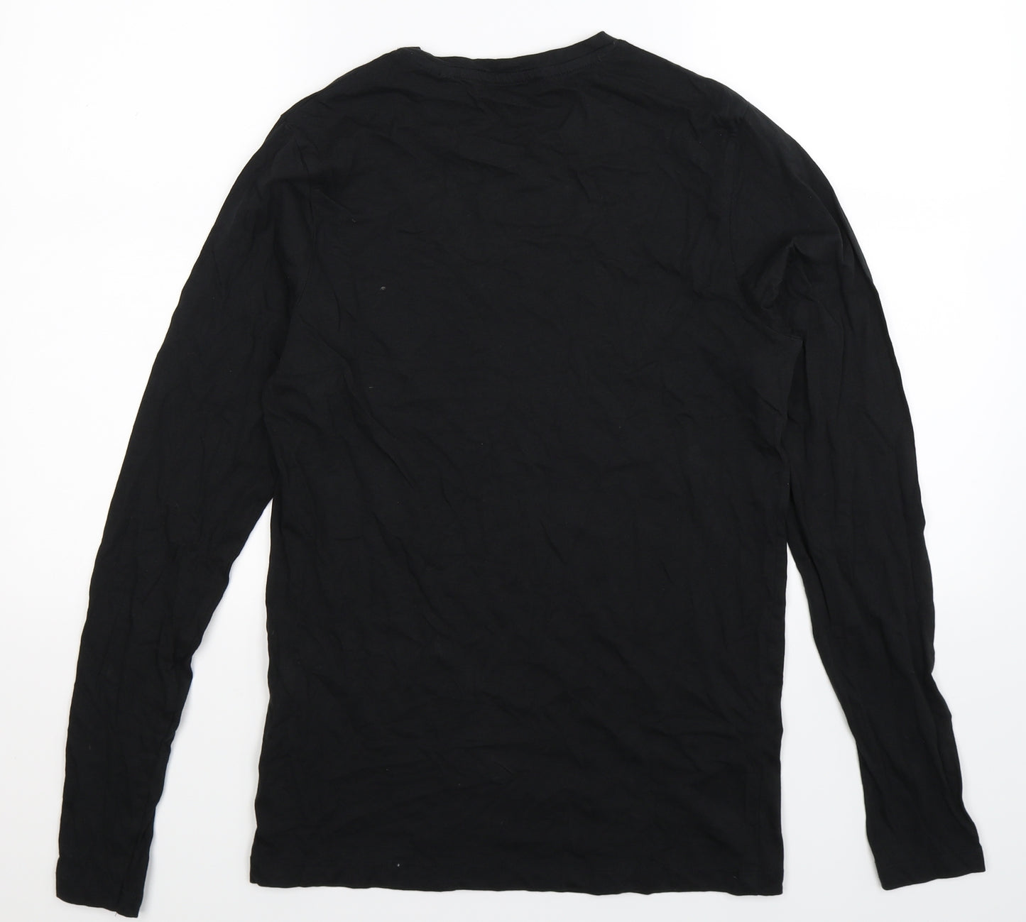 JACK & JONES Mens Black    T-Shirt Size M