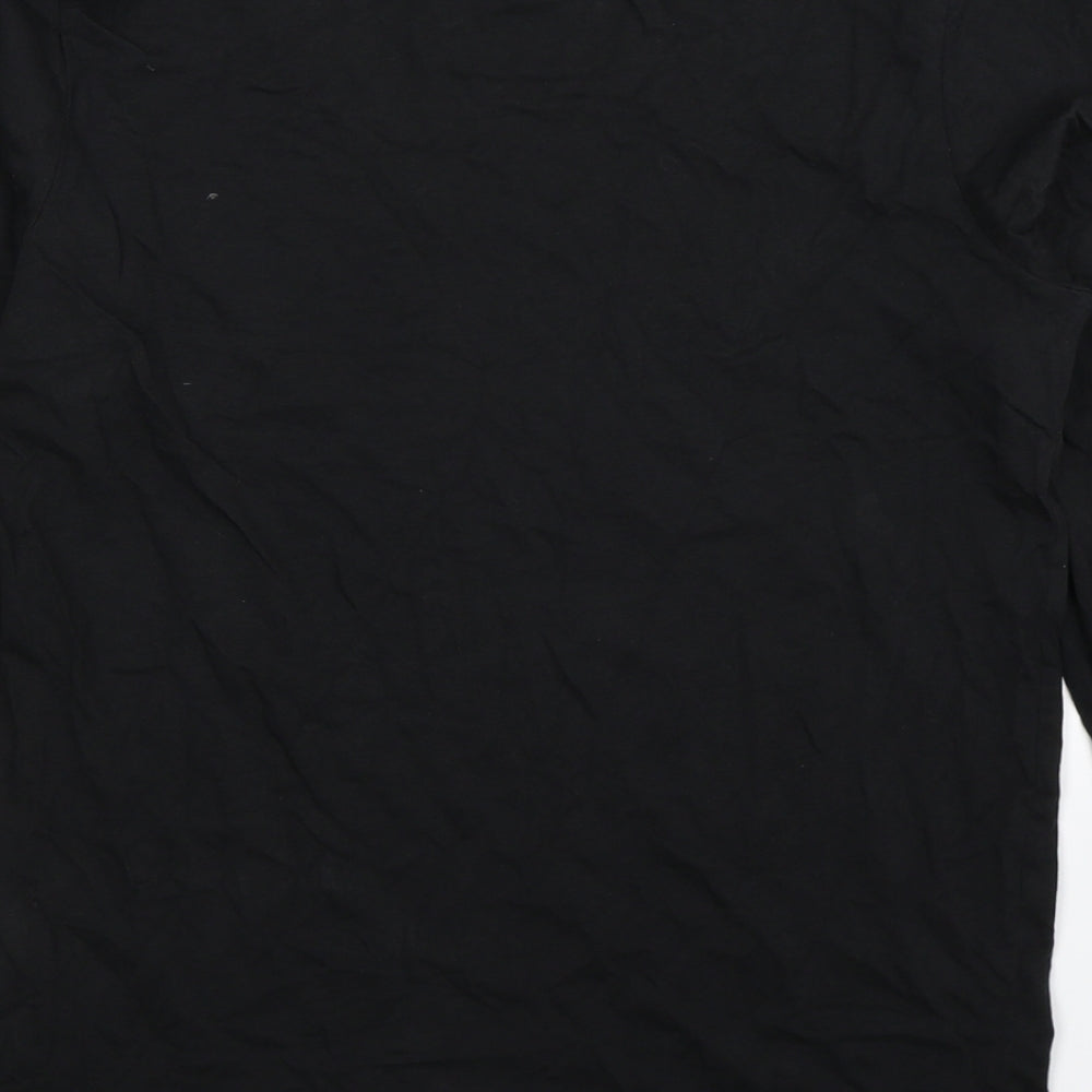JACK & JONES Mens Black    T-Shirt Size M
