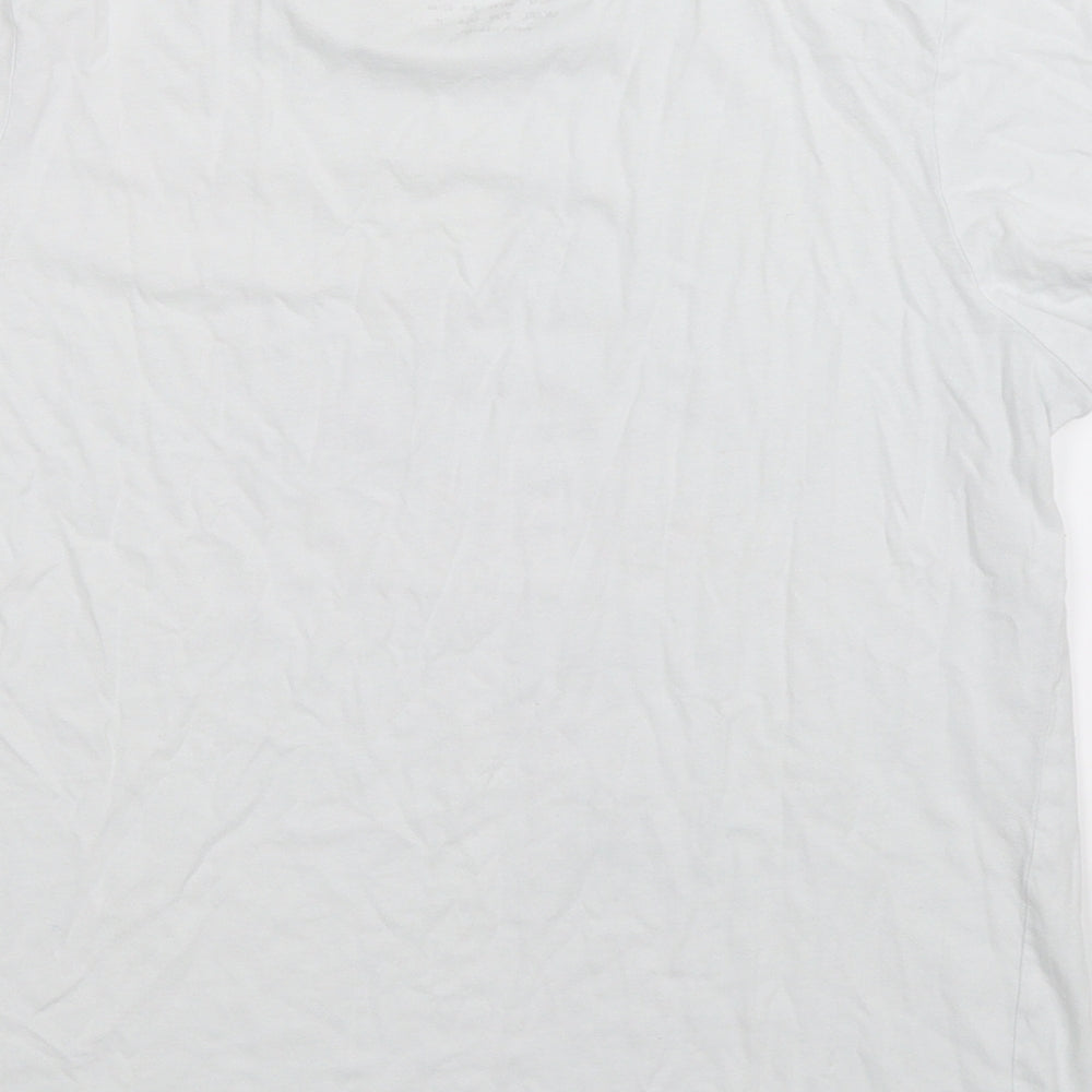 Primark Girls White Floral  Basic T-Shirt Size 12 Years