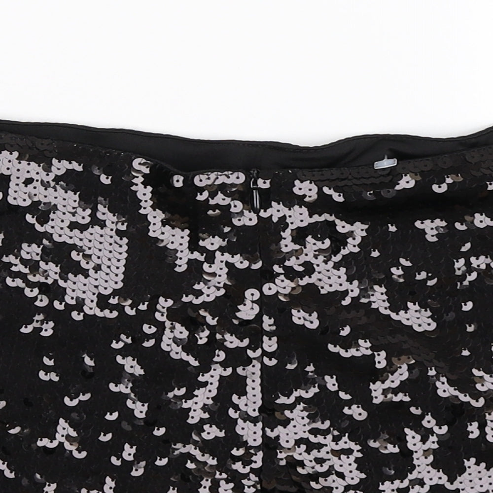 Preworn Womens Black   Hot Pants Shorts Size L