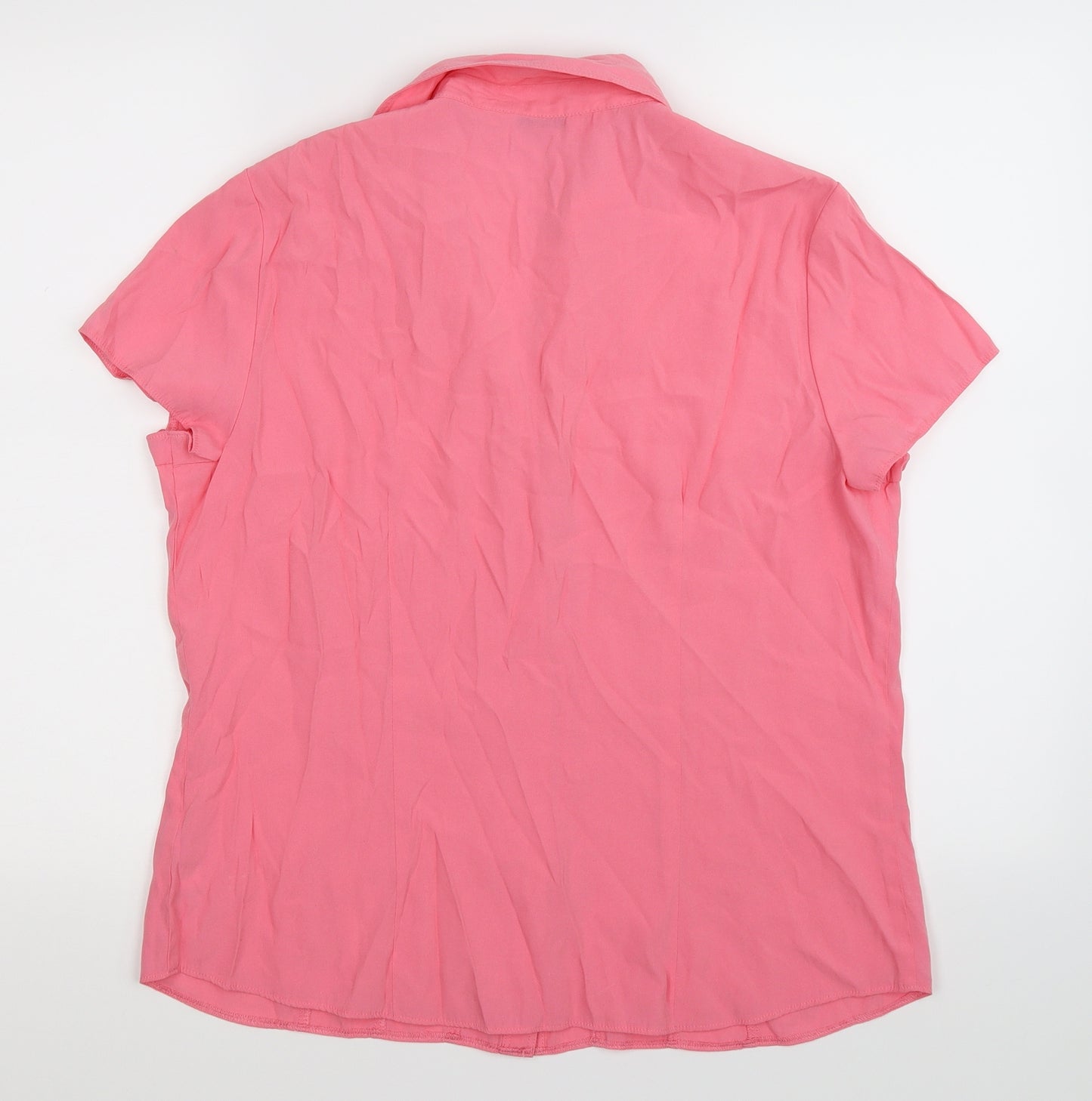 BHS Womens Pink   Basic Button-Up Size 18