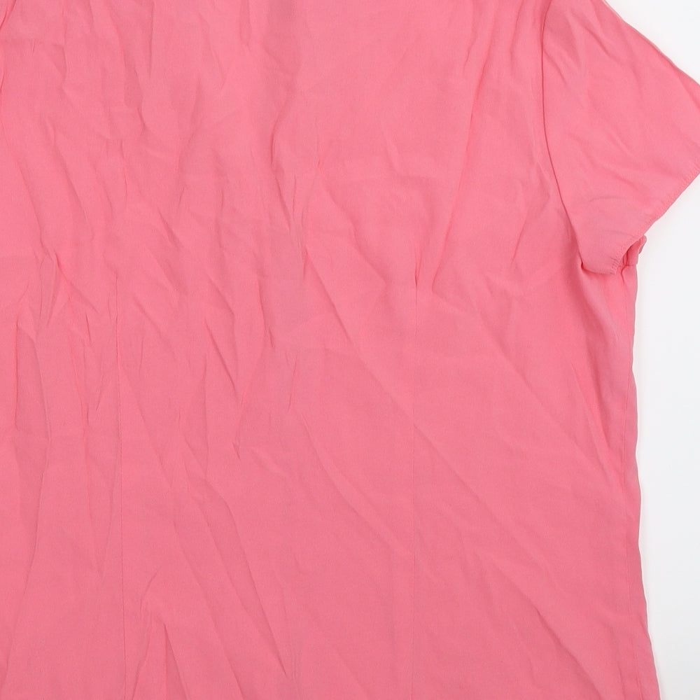 BHS Womens Pink   Basic Button-Up Size 18