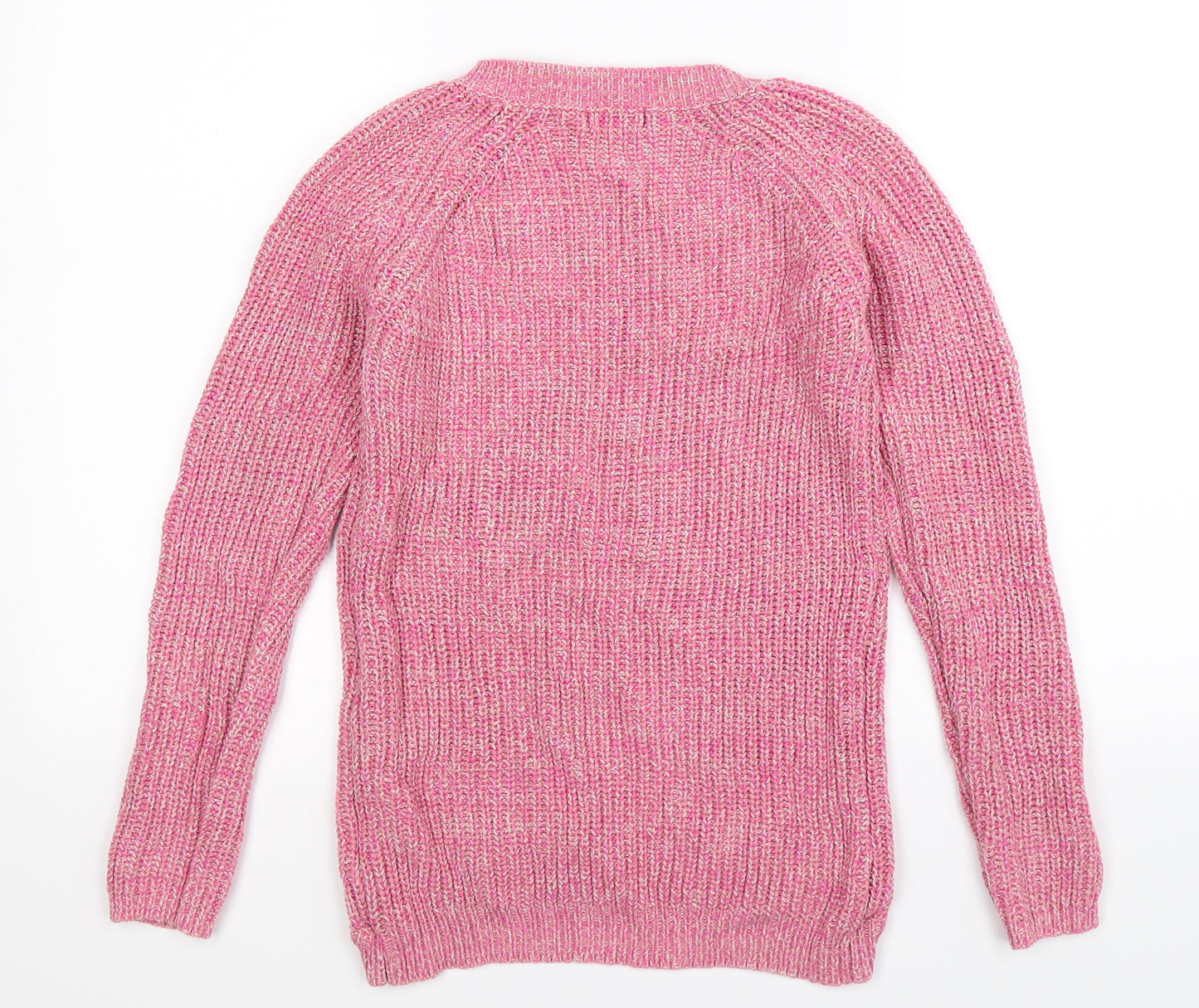 F&F Womens Pink  Knit Pullover Jumper Size 6