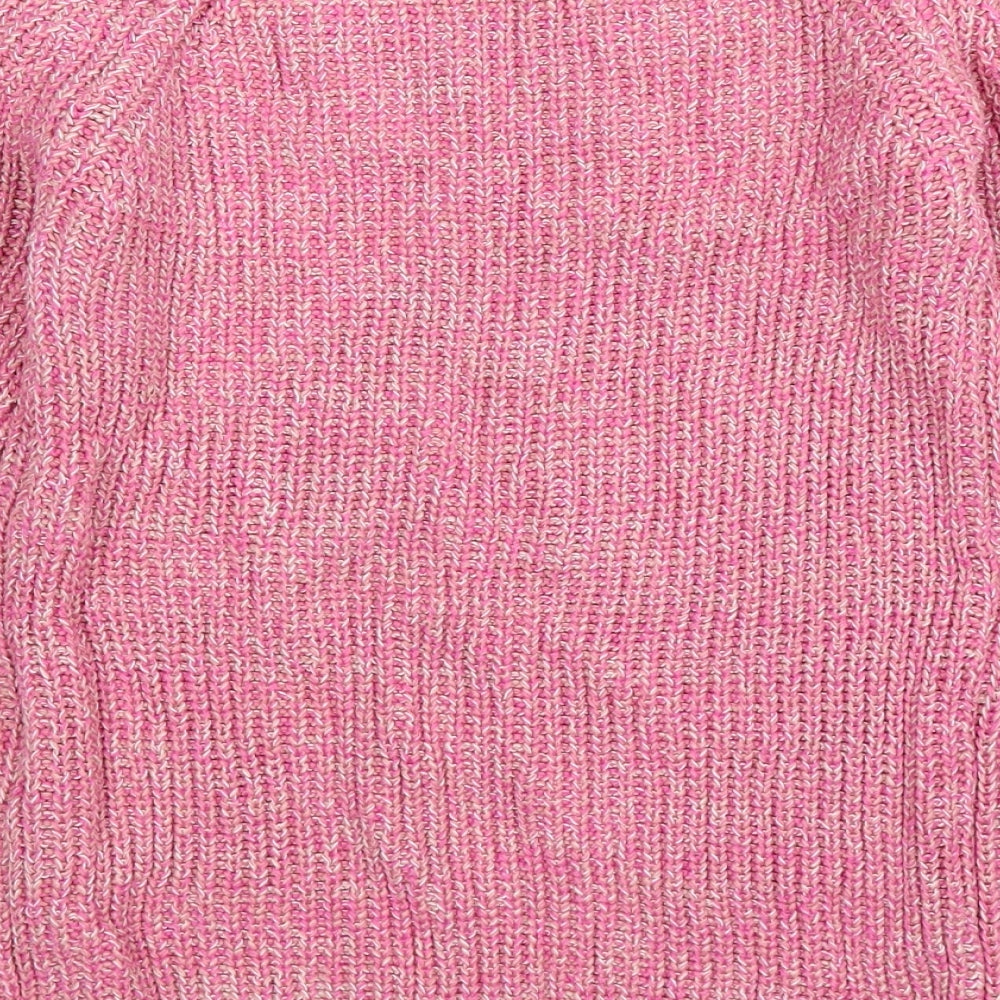 F&F Womens Pink  Knit Pullover Jumper Size 6