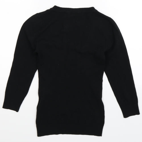 H&M Womens Black   Pullover Jumper Size S