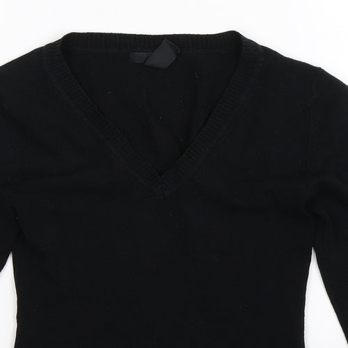 H&M Womens Black   Pullover Jumper Size S
