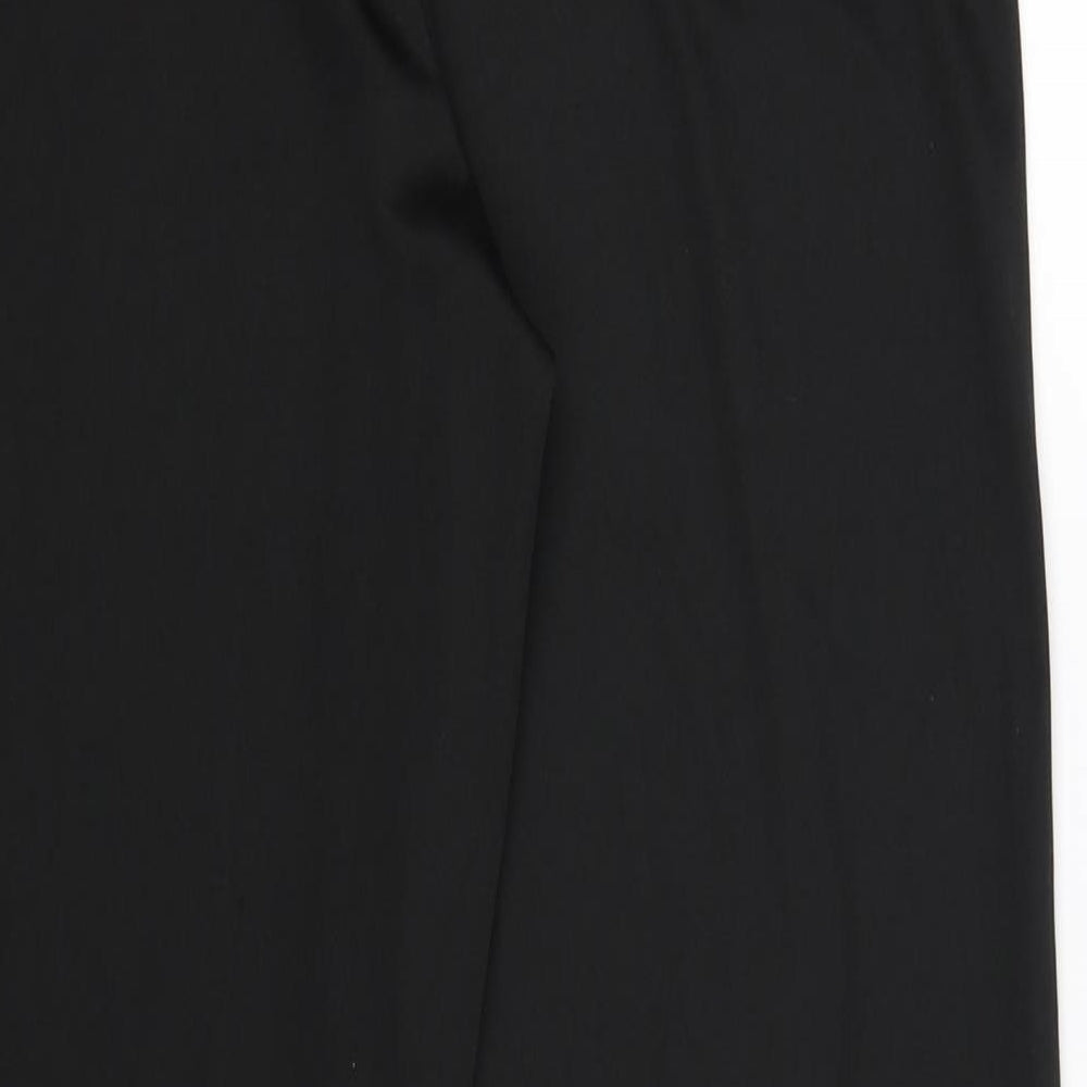 George Womens Black Striped  Jogger Trousers Size S L30 in