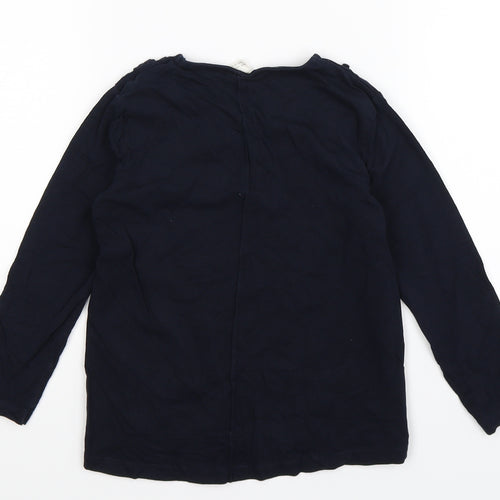Zara Girls Blue   Pullover T-Shirt Size 5 Years