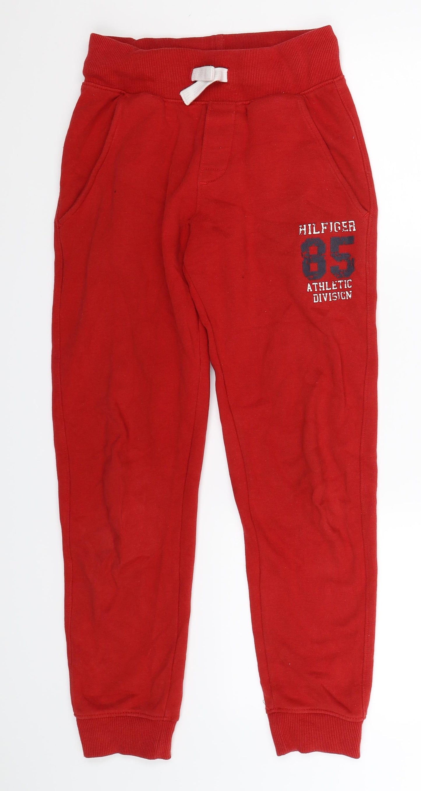 Tommy Hilfiger Womens Red   Jogger Trousers Size 12 L26 in