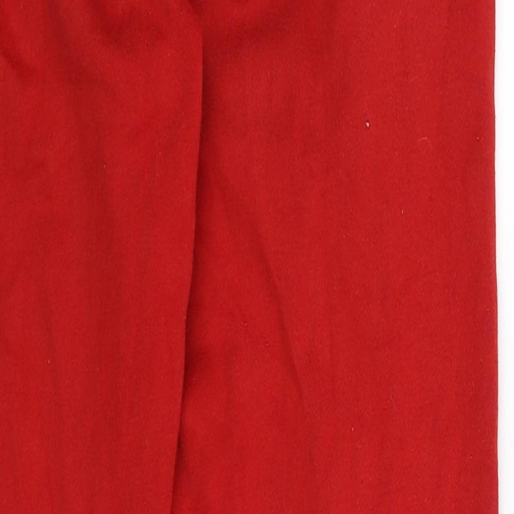 Tommy Hilfiger Womens Red   Jogger Trousers Size 12 L26 in