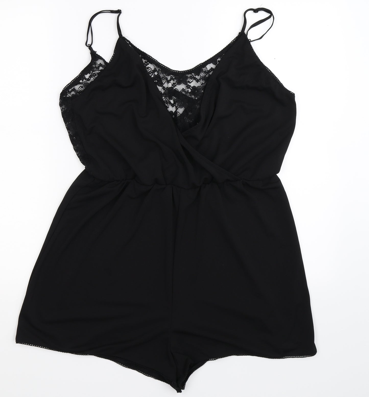 Divided Womens Black   Playsuit One-Piece Size L L3 in