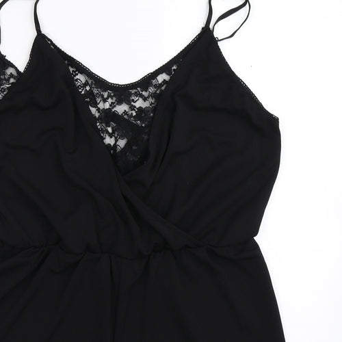Divided Womens Black   Playsuit One-Piece Size L L3 in