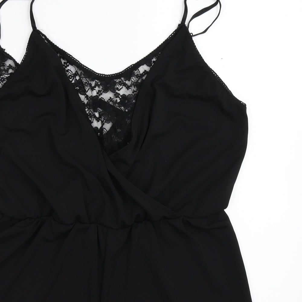 Divided Womens Black   Playsuit One-Piece Size L L3 in