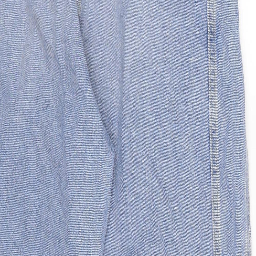 River Island Womens Blue  Denim Straight Jeans Size 12 L30 in