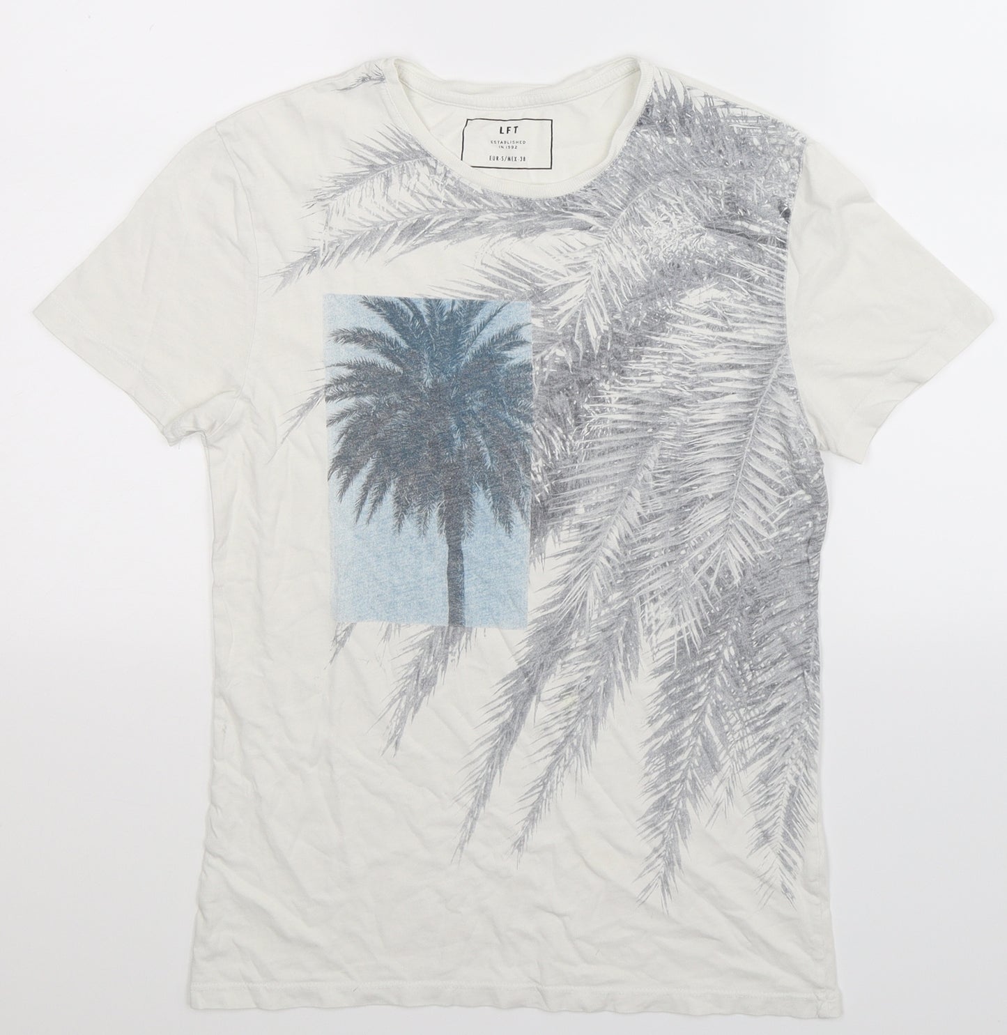LFT Mens White    T-Shirt Size S