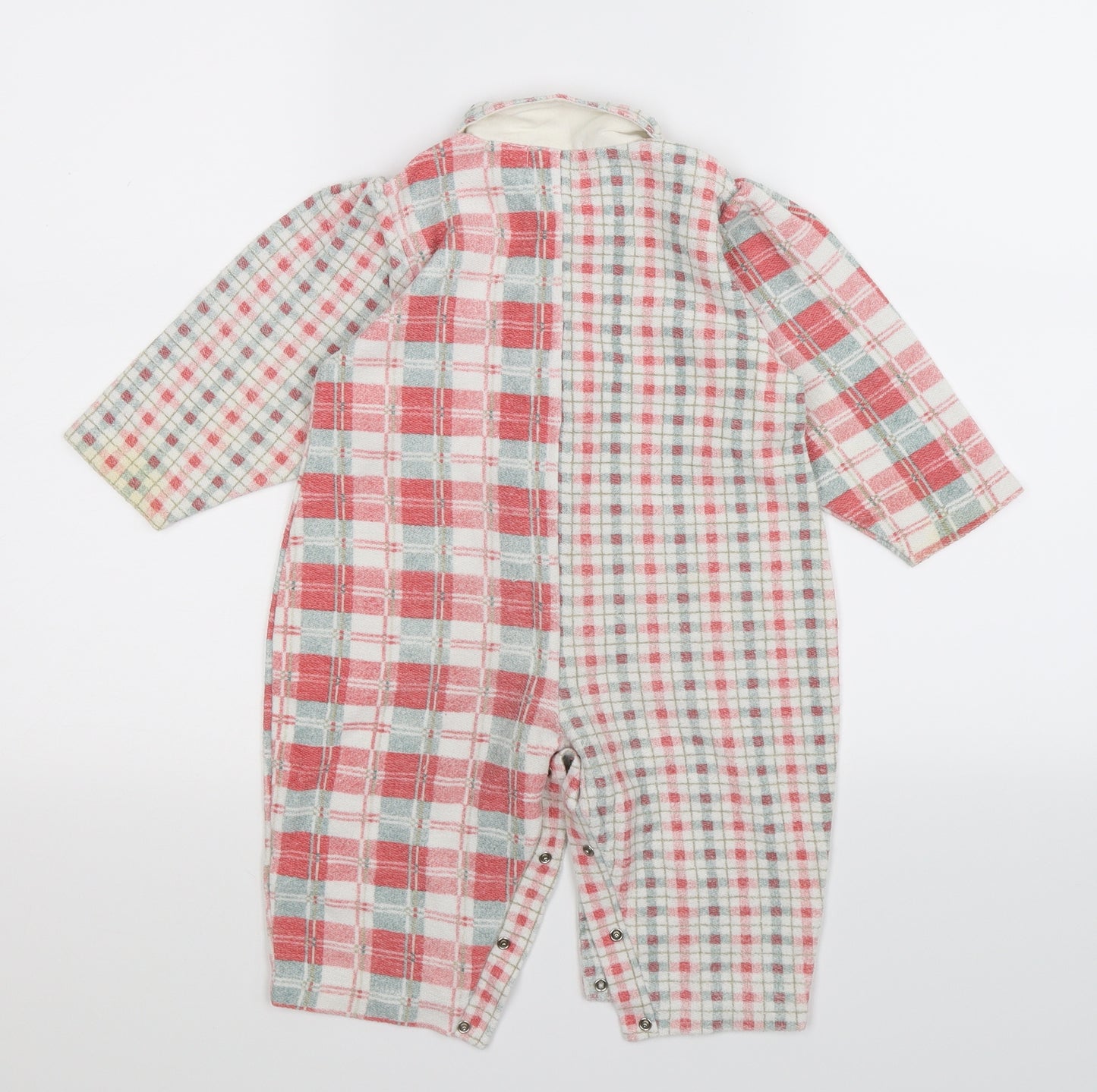 Ikki Baby Multicoloured Check  Babygrow One-Piece Size 18-24 Months