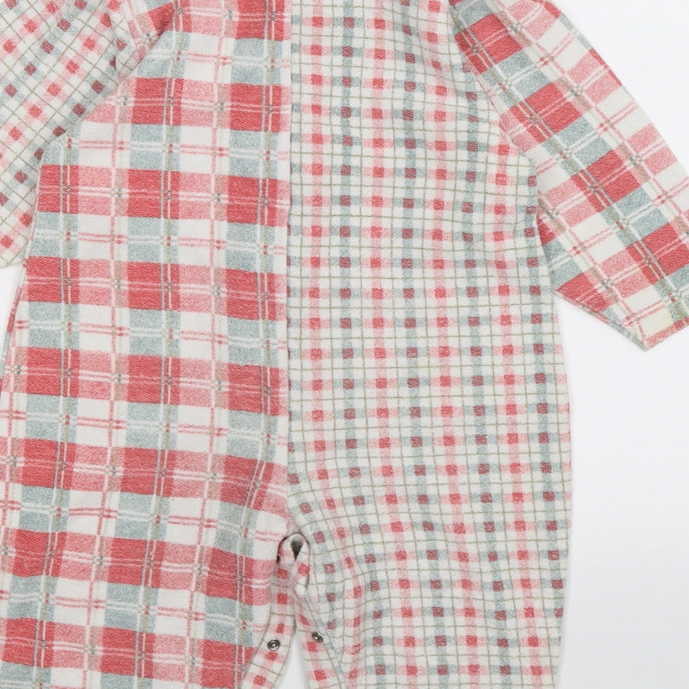 Ikki Baby Multicoloured Check  Babygrow One-Piece Size 18-24 Months