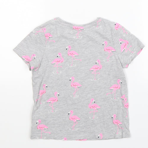 Marks and Spencer Girls Grey   Basic T-Shirt Size 5-6 Years