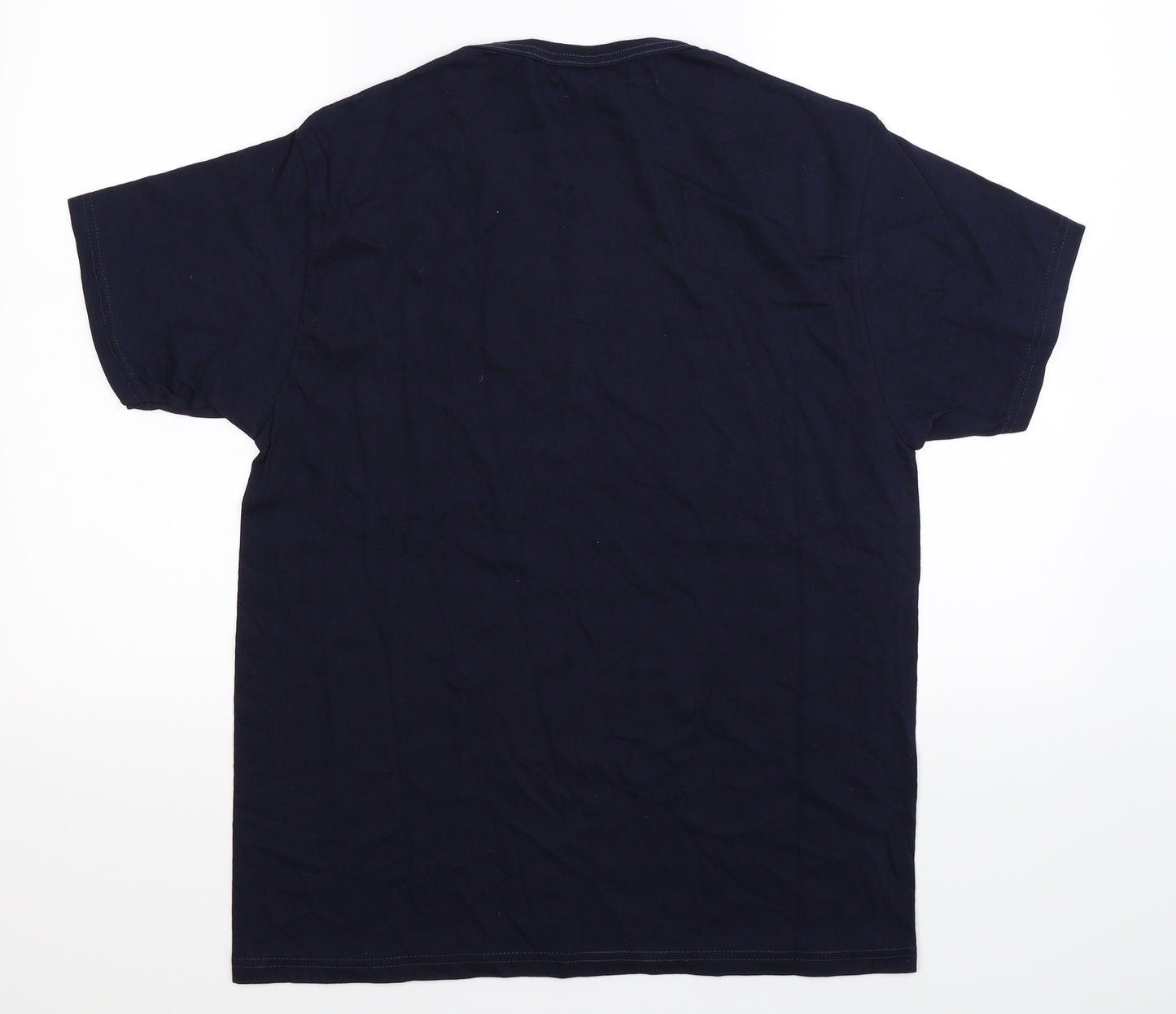 Star World Mens Blue    T-Shirt Size M