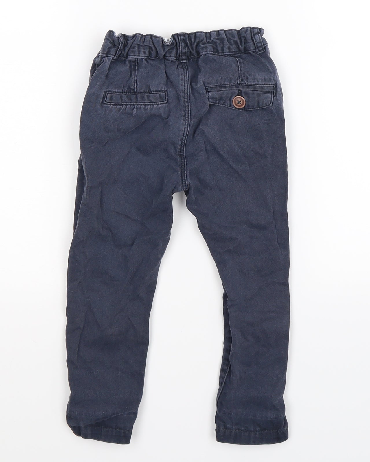 George Boys Blue   Chino Trousers Size 2-3 Years
