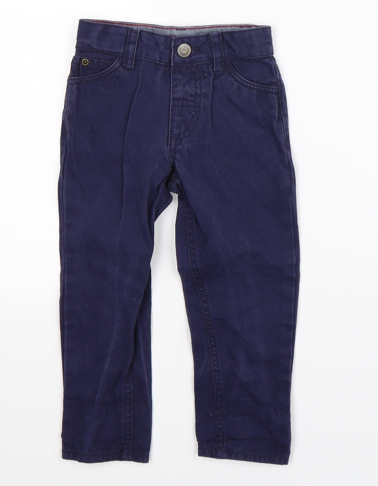 John Lennon Boys Blue  Denim Straight Jeans Size 3 Years
