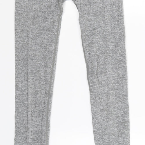 Primark Womens Grey   Compression Leggings Size 6 L26 in