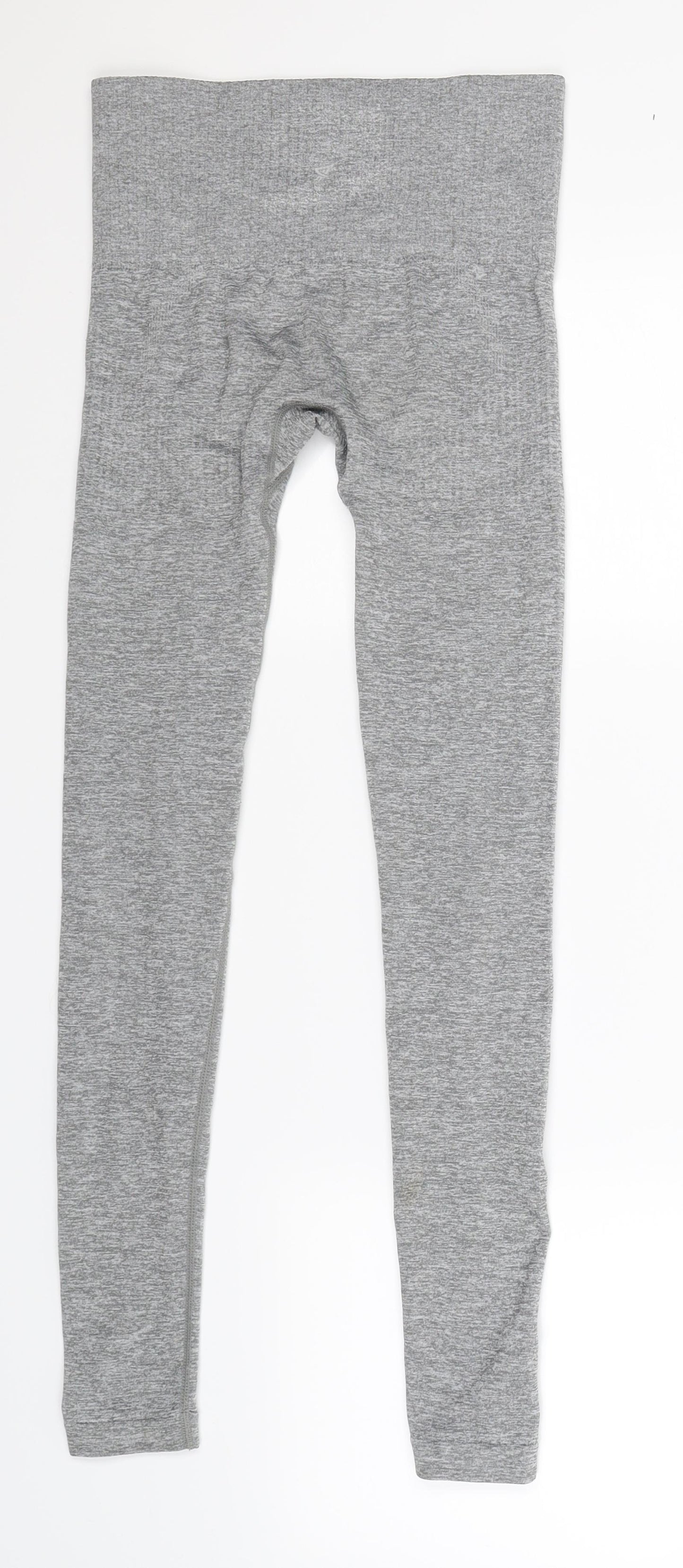Primark Womens Grey   Compression Leggings Size 6 L26 in