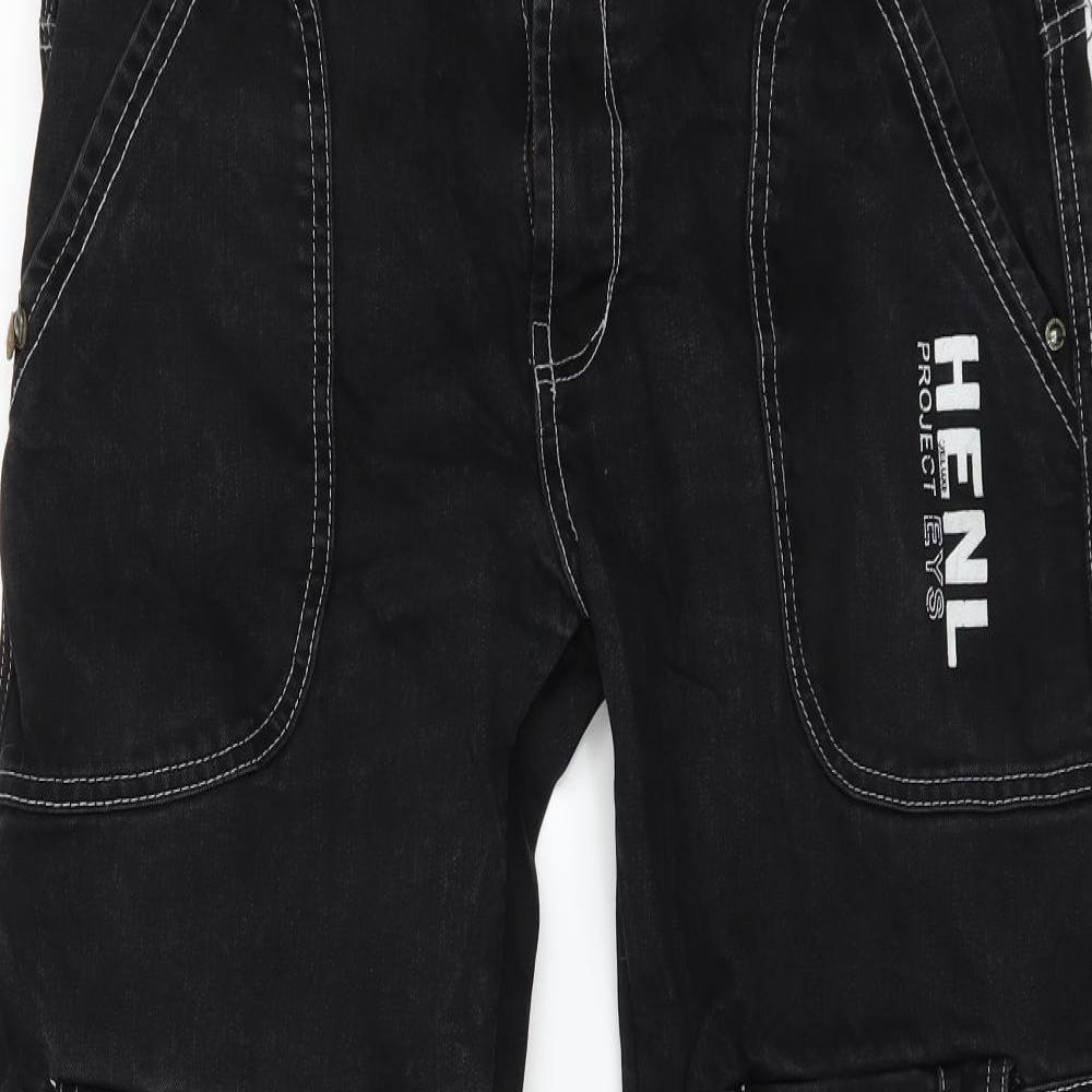 Henleys Mens Black   Straight Jeans Size 38 L29 in